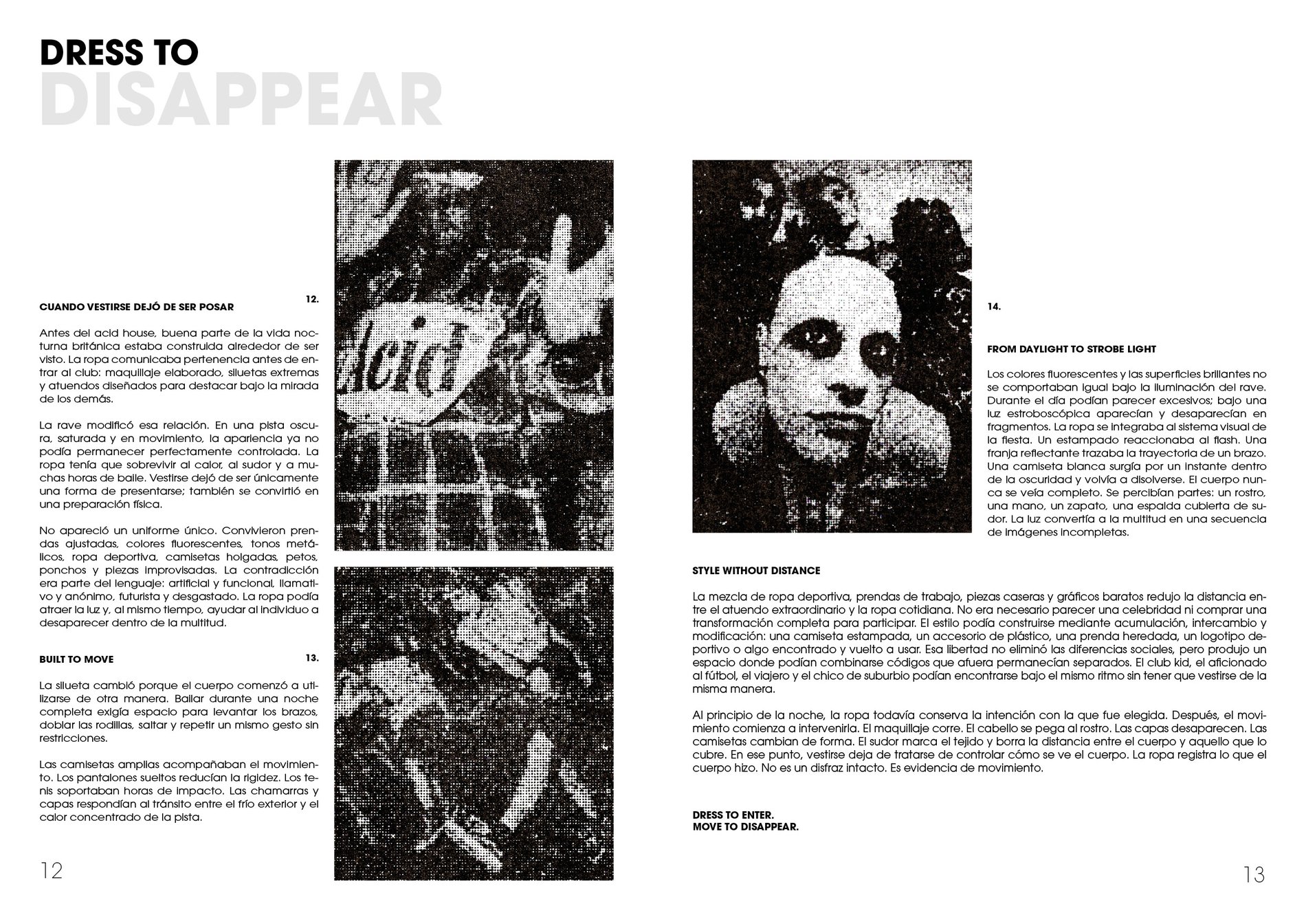The Dancing Animal — Dress to disappear