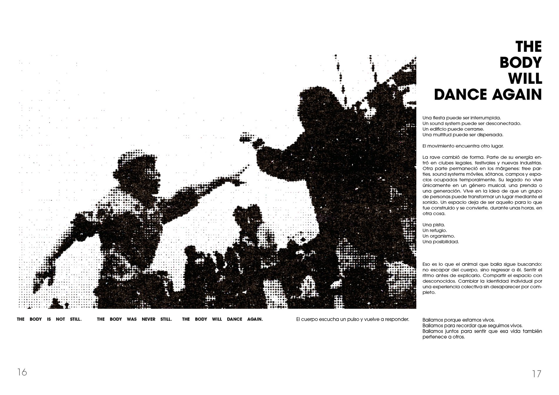 The Dancing Animal — The body will dance again